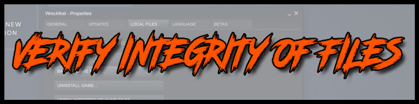 Verify Integrity of Game Files